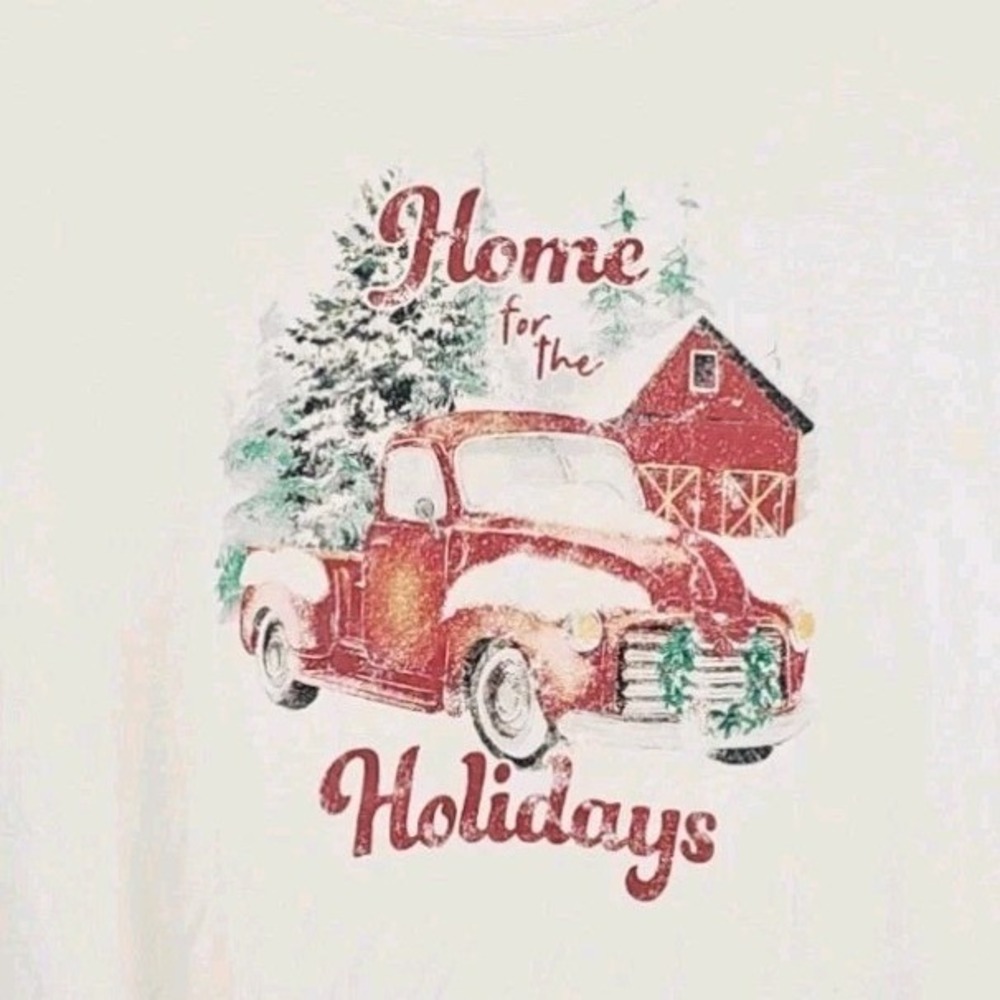 NWT Maurice's Home For The Holidays Medium Christmas Shirt
